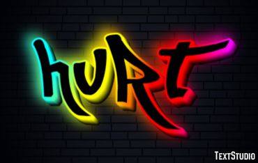 Hurt Efecto de Texto