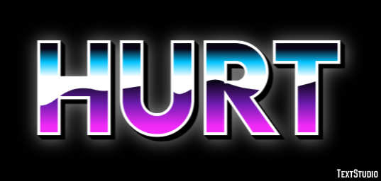 Hurt テキスト効果