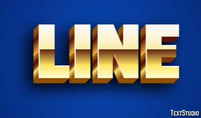 Line Text effect