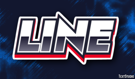 Line Text effect