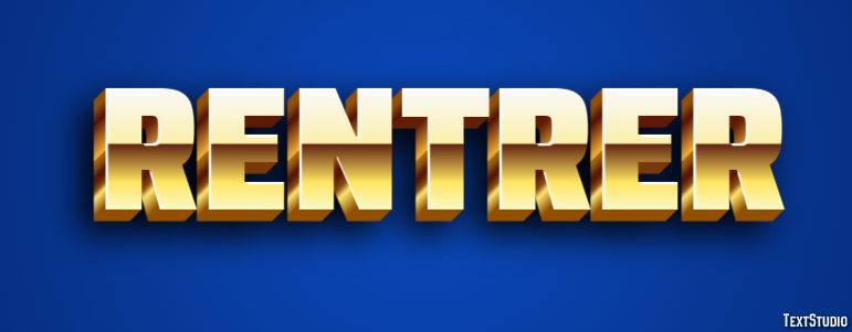 Rentrer Effet de Texte