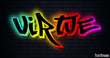 Virtue Text effect
