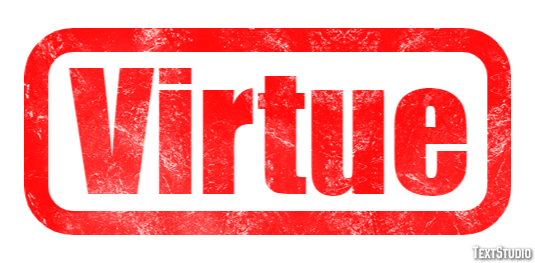 Virtue Text effect