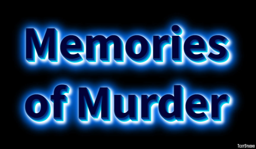 Memories of Murder Text effect