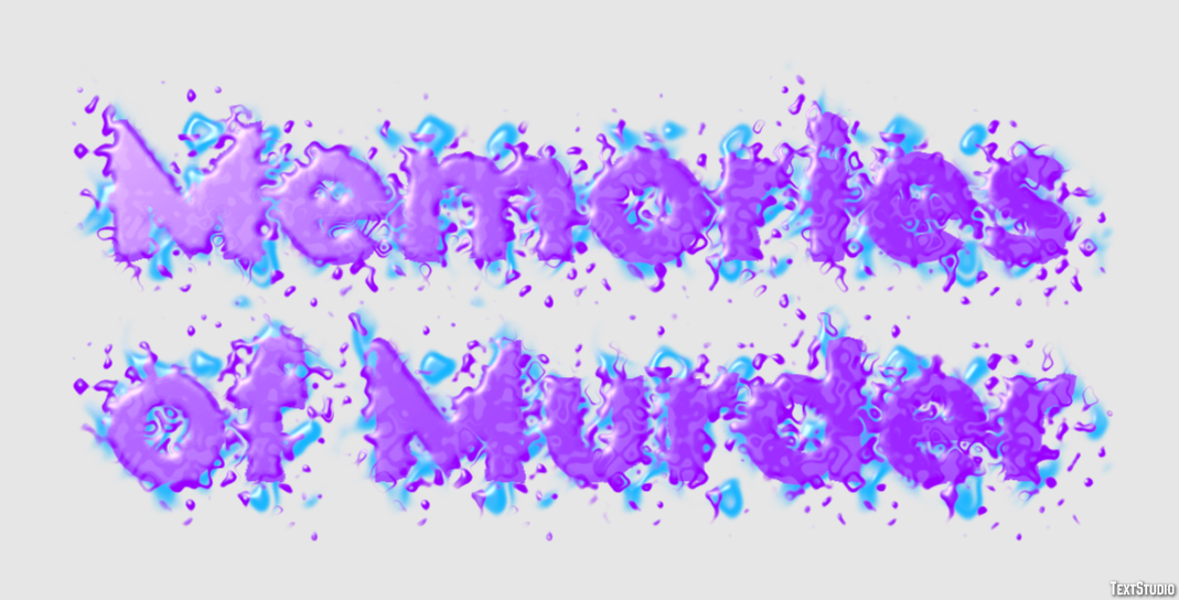 Memories of Murder Text effect