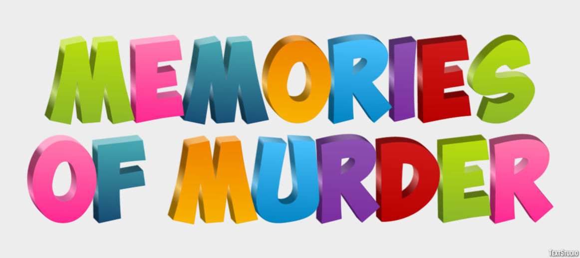 Memories of Murder Text effect