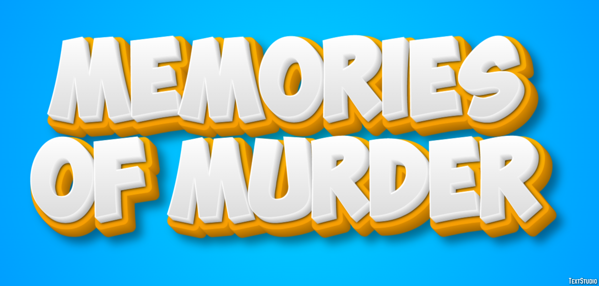 Memories of Murder Text Effect
