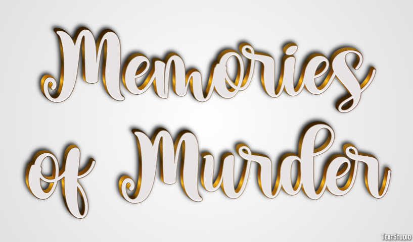 Memories of Murder Text effect