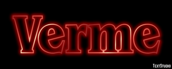 Verme Effetto testo