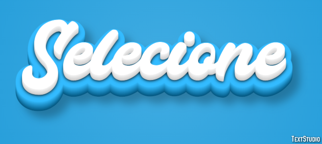 Selecione Efeito de texto