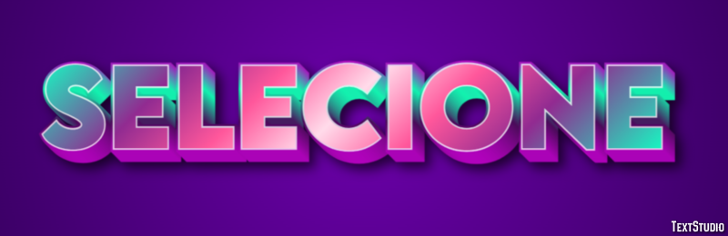 Selecione Efeito de texto