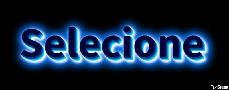 Selecione Efeito do texto