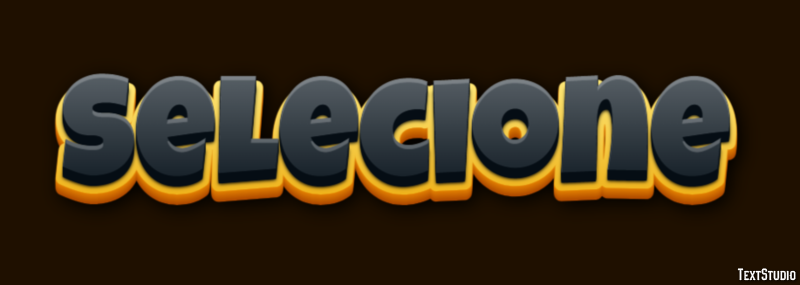 Selecione Efeito de texto