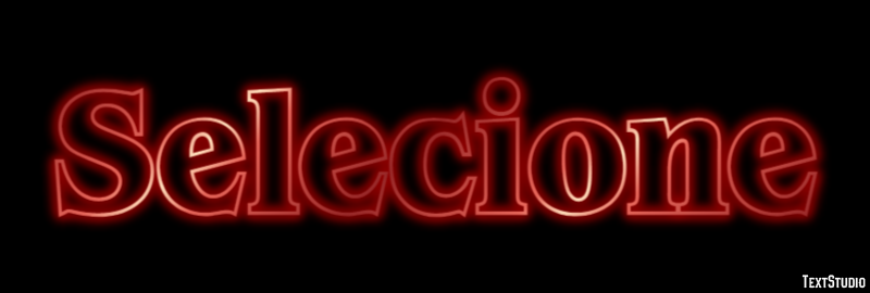 Selecione Efeito do texto