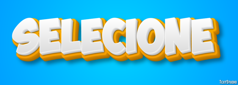 Selecione Efeito de texto