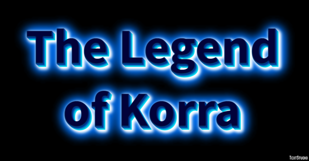 The Legend of Korra Texteffekt