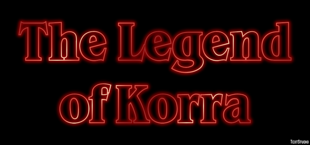 The Legend of Korra テキスト効果