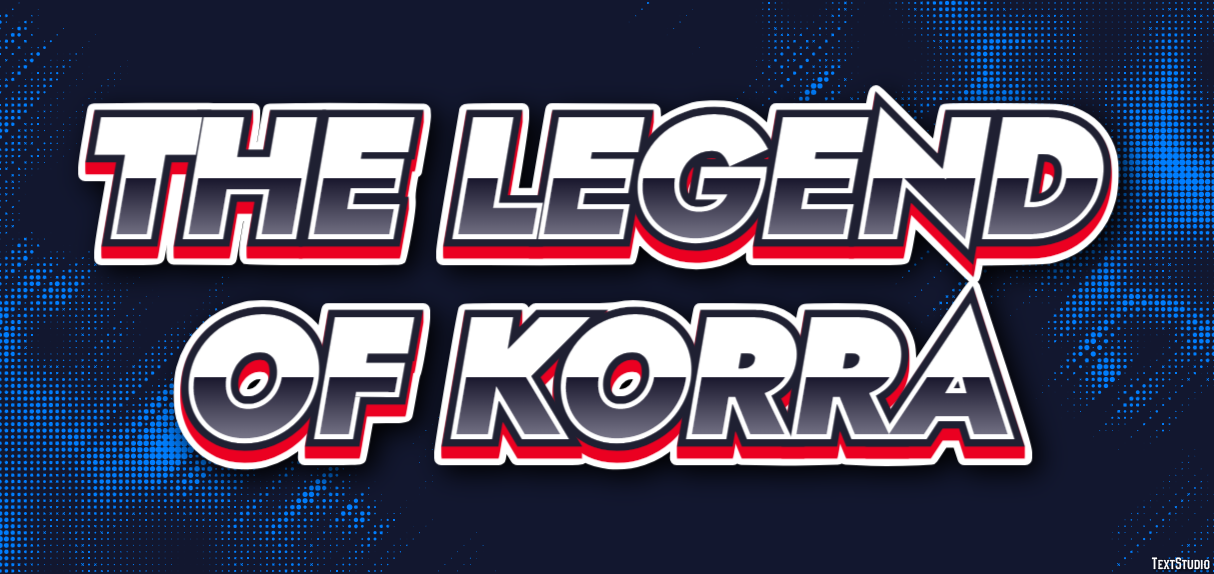 The Legend of Korra Texteffekt