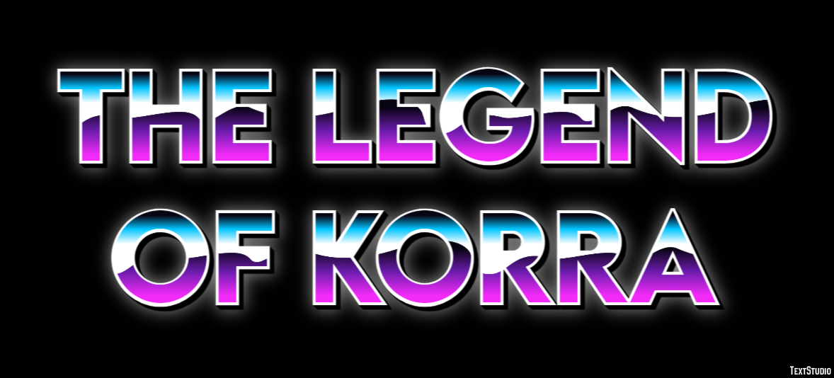 The Legend of Korra Texteffekt