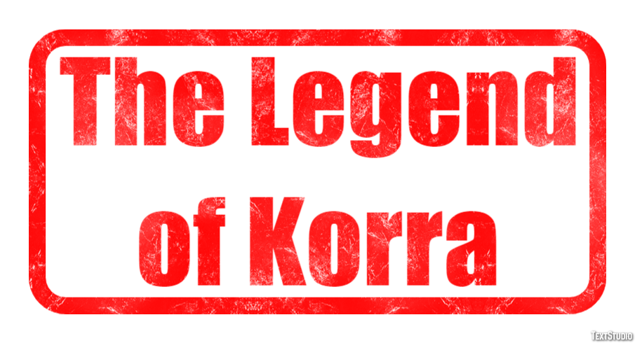 The Legend of Korra Texteffekt