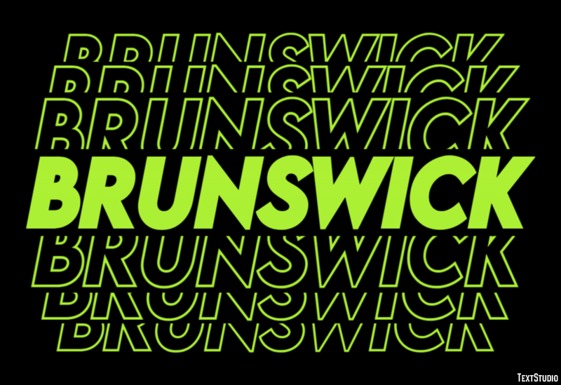 Brunswick Efekt tekstowy