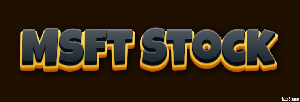 Msft Stock Texteffekt