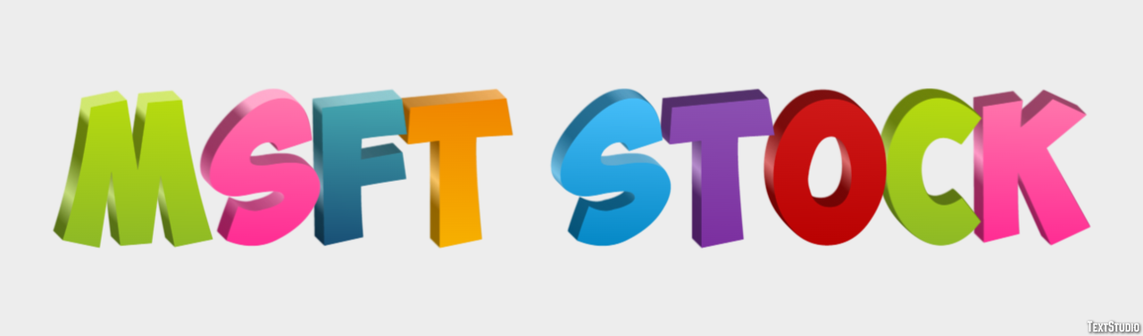 Msft Stock Texteffekt