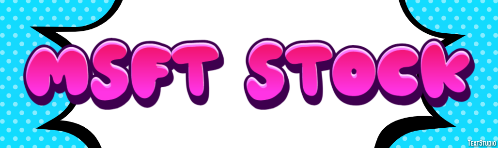 Msft Stock Texteffekt