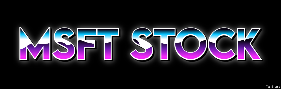 Msft Stock Texteffekt