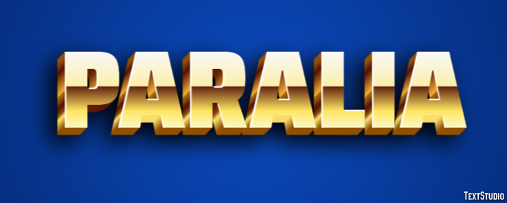 Paralia Efekt tekstowy