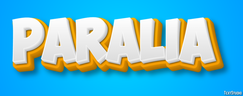 Paralia Efecto de Texto