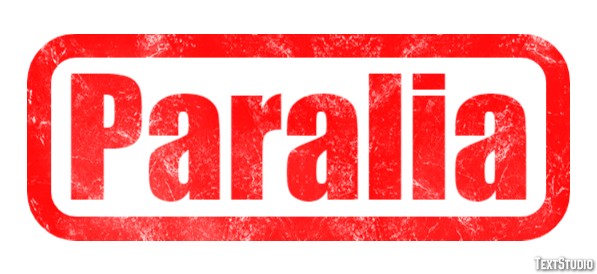 Paralia Efekt tekstowy