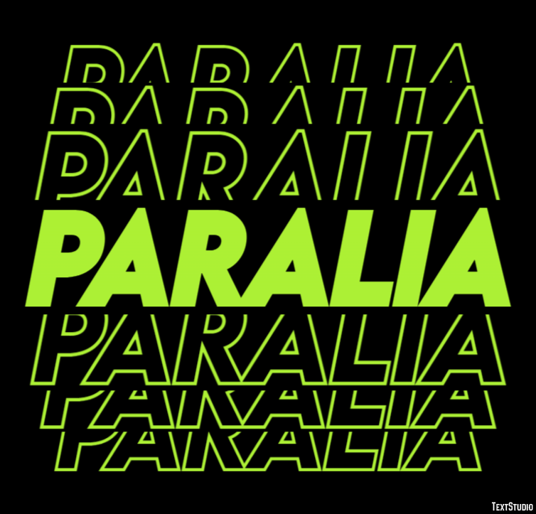 Paralia Efekt tekstowy