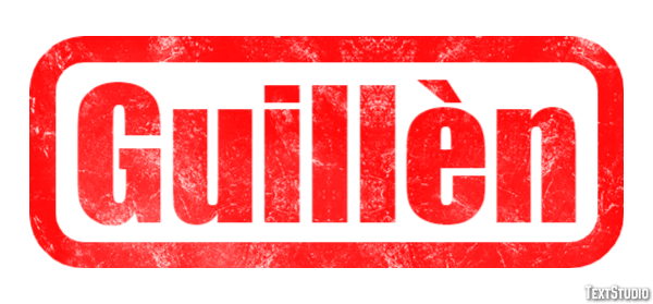 Guillèn テキスト効果