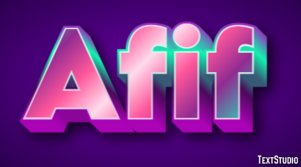 Afif Text effect