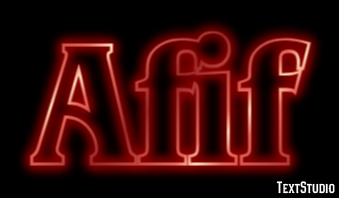 Afif Text effect