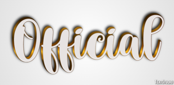 Official Text Effect