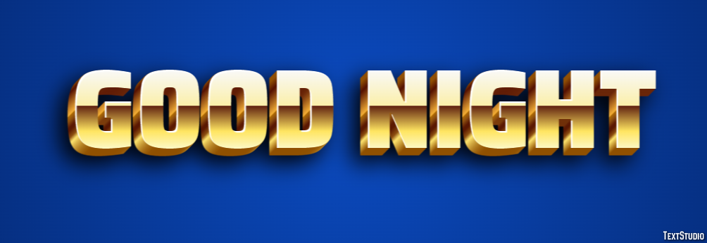 Good night Tekst Effect