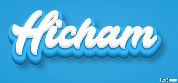 Hicham Effetto testo