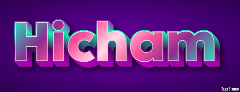 Hicham Text Effect