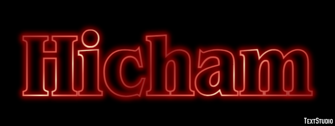 Hicham Text Effect