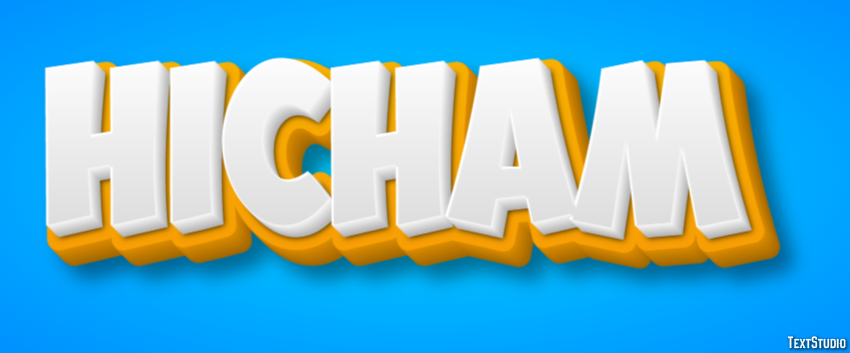 Hicham Text Effect