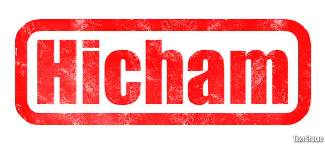 Hicham Effetto testo