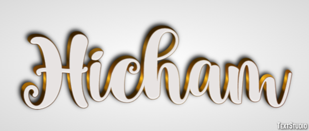 Hicham Text Effect