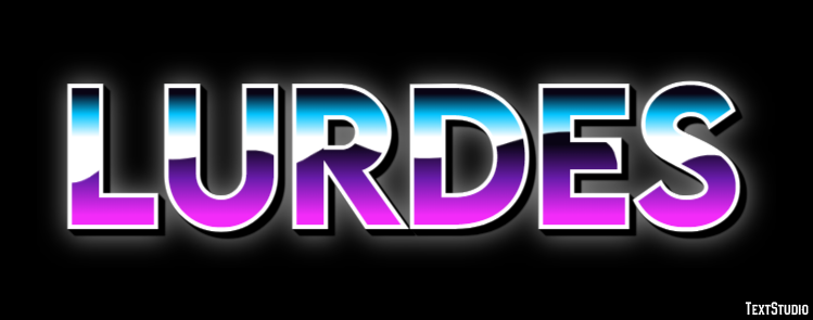 Lurdes Efecto de texto