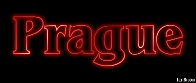 Prague Effetto testo