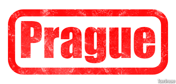 Prague Effetto testo