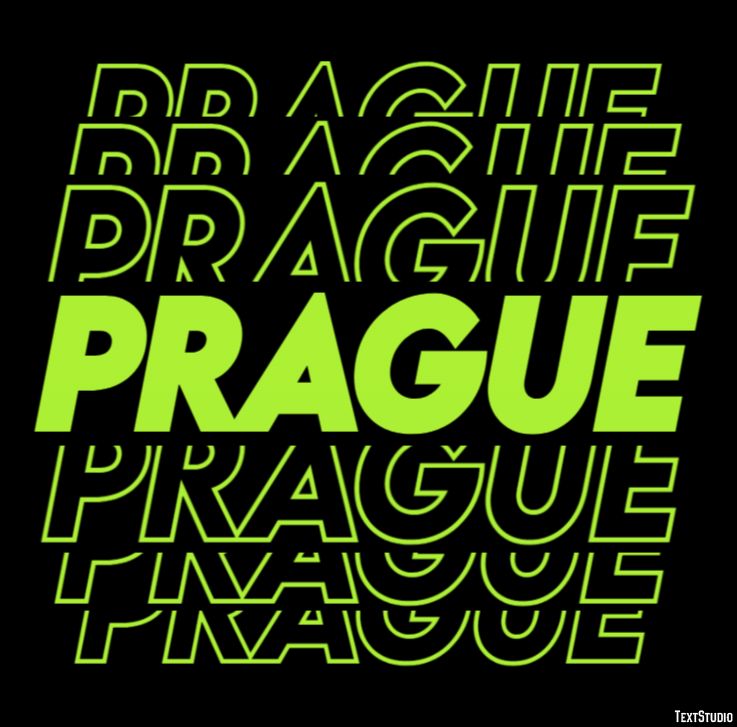 Prague Texteffekt