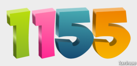 1155 Effetto testo