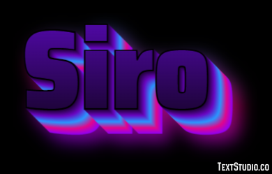 Siro Efekt tekstowy